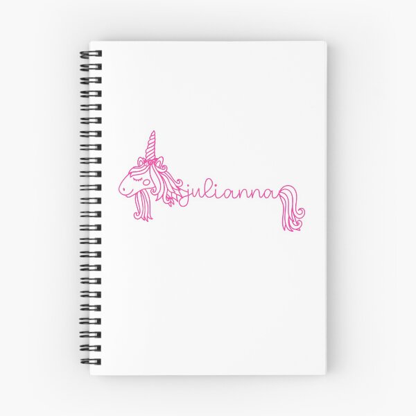 Item preview, Julianna Pink Unicorn Personalized Girl Name designed and sold by JaneApril.