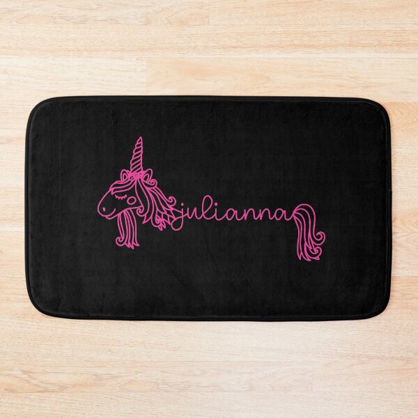 Item preview, Julianna Pink Unicorn Personalized Girl Name designed and sold by JaneApril.