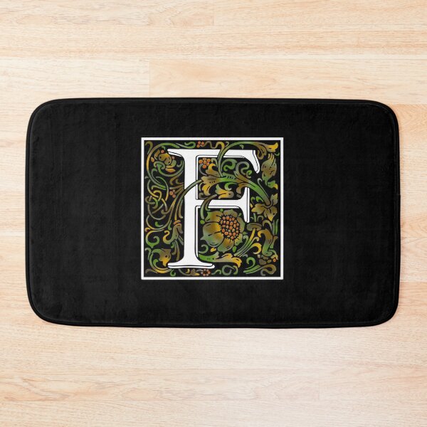Item preview, Monogram F with fancy vines designed and sold by danastuff.