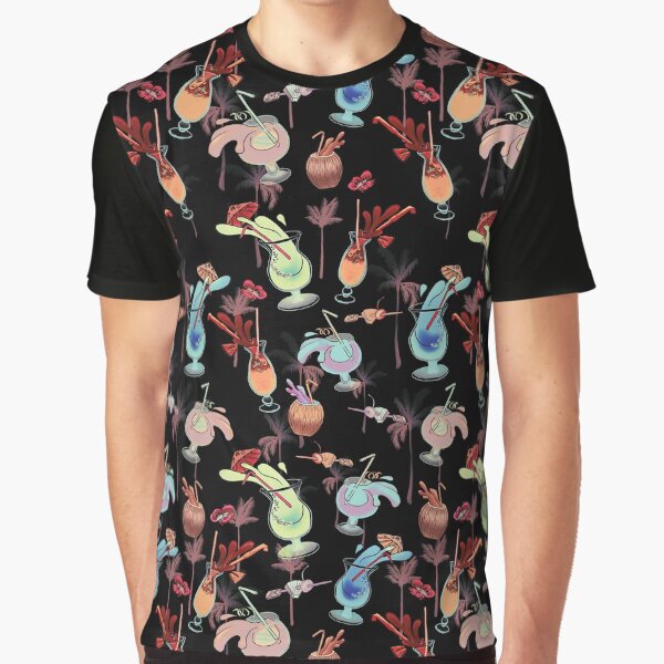 Tropical Cocktails - Zombie Graphic T-Shirt