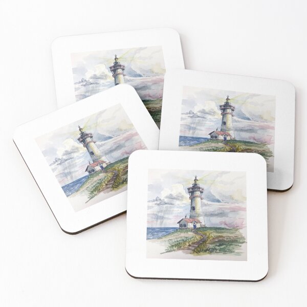 Item preview, Watercolour Lighthouse designed and sold by JANERELLA.