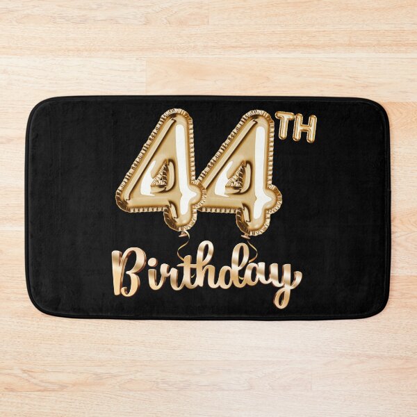 Item preview, 44th Birthday Gifts - Party Balloons Gold designed and sold by betternotes.
