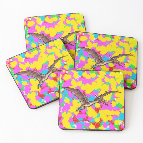 Item preview, Pterosaur Pop Colour/Color Tie Dye Background Cool Indie designed and sold by IBMClothing.