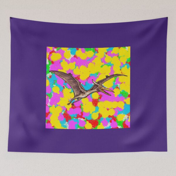 Item preview, Pterosaur Pop Colour/Color Tie Dye Background Cool Indie designed and sold by IBMClothing.