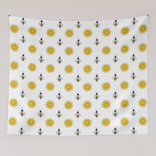 Item preview, Abejas y flores designed and sold by kirallel.