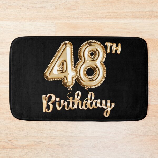 Item preview, 48th Birthday Gifts - Party Balloons Gold designed and sold by betternotes.