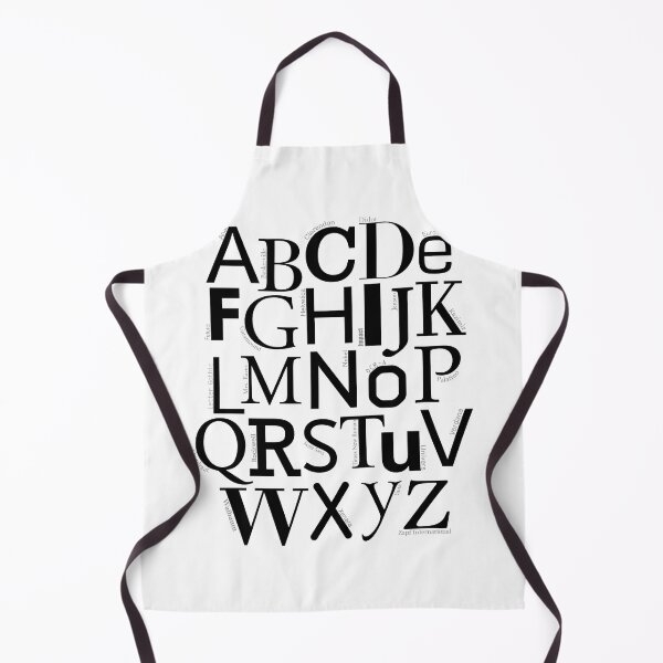 Artikelvorschau, Typografie ABCs - Schwarz und Weiß entworfen und verkauft von jay-p.