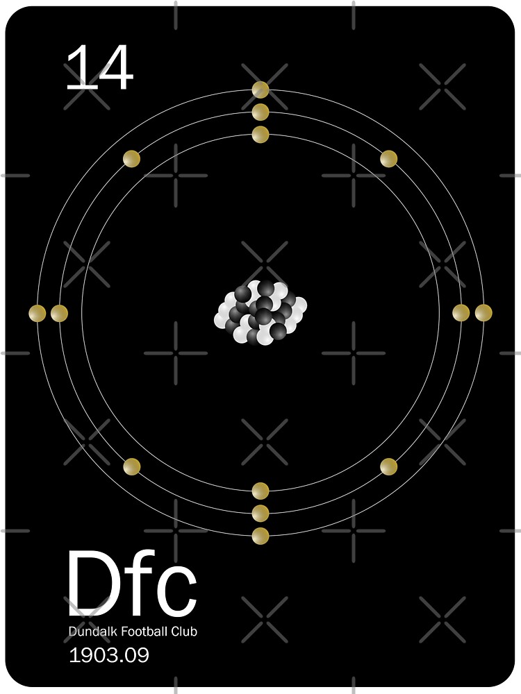 "Dundalk Football Club 'In Black And White' Element 14 (Titles