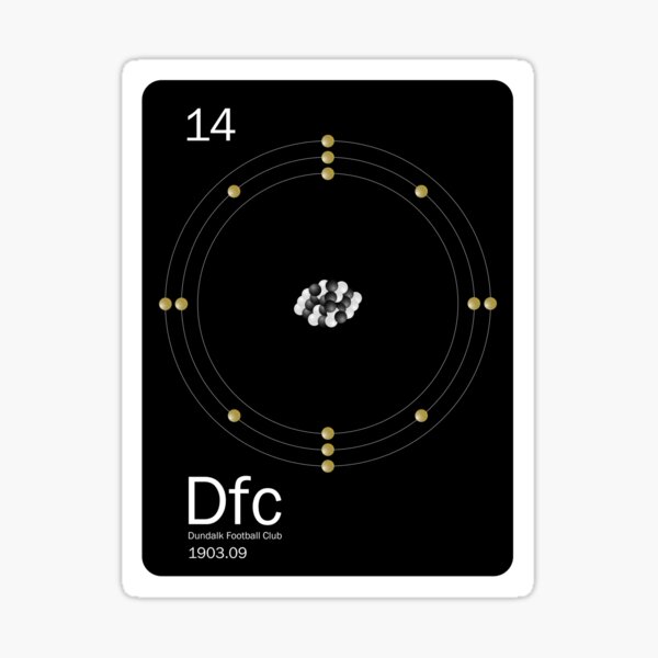 "Dundalk Football Club 'In Black And White' Element 14 (Titles