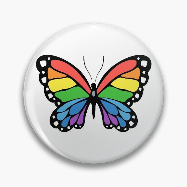 Item preview, Rainbow Monarch Butterfly designed and sold by lovesuperkarma.