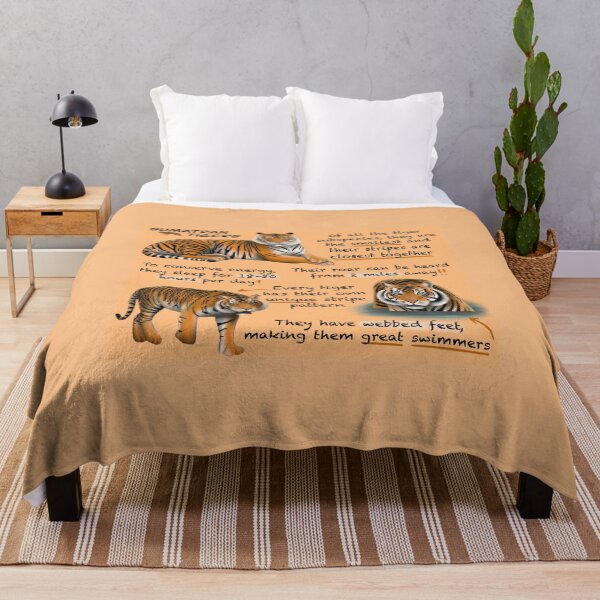 Item preview, Sumatran Tigers Fun Facts designed and sold by troyanthonyart.