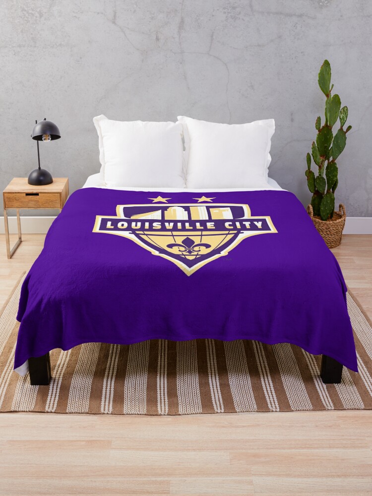 Louisville City Flag Kentucky Blanket Louisville Throw 