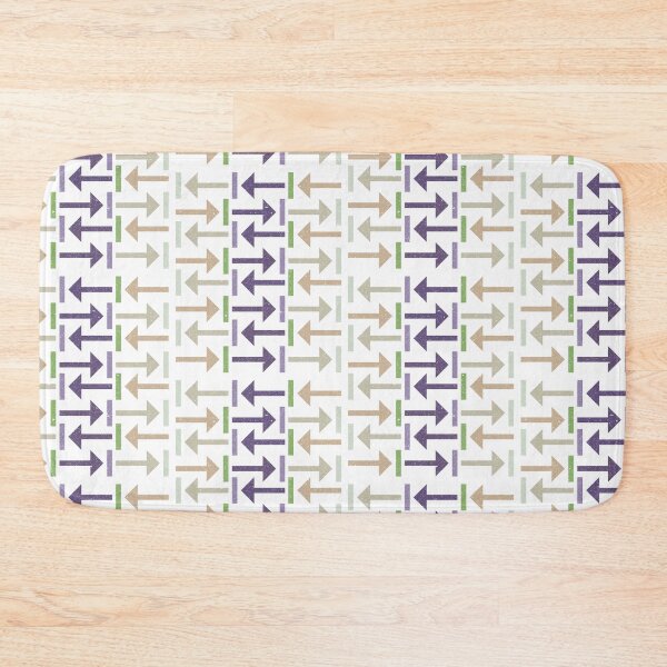 Item preview, Horizontal Arrows And Rectangles Textured Pastel Pattern designed and sold by GravitiTees.
