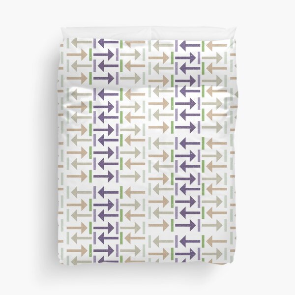 Item preview, Horizontal Arrows And Rectangles Textured Pastel Pattern designed and sold by GravitiTees.
