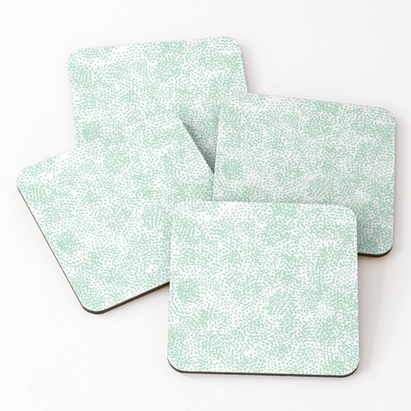 Item preview, mint dots polkadots texture pattern designed and sold by v-vilarino.