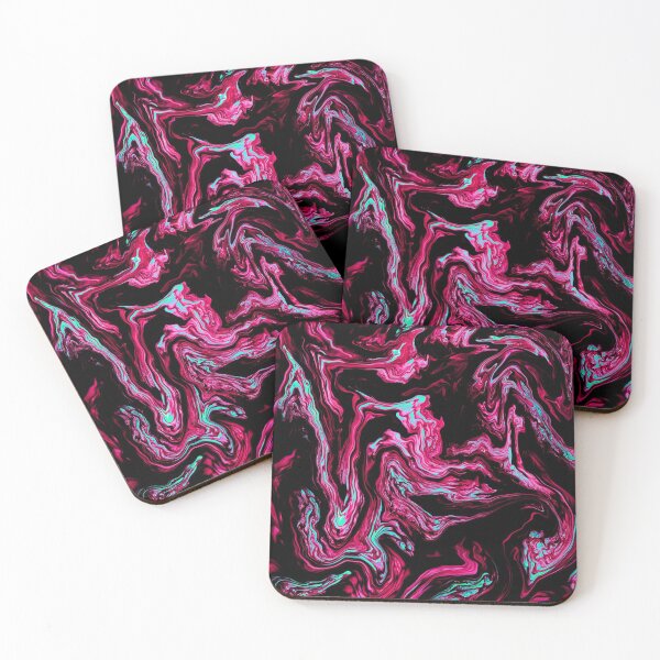 Item preview, Abstract Pattern Holographic Distorted Liquid Oil Print designed and sold by InvestingRoad.