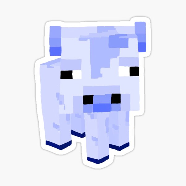 Blueberry Cow Sticker By Gabbynbee Redbubble - blueberry cow roblox logo