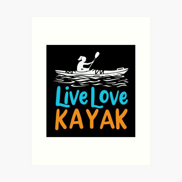 Item preview, live love kayak designed and sold by RPHDesigns.