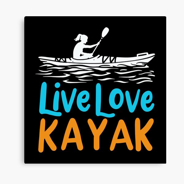Download Kayak Paddle Canvas Prints | Redbubble