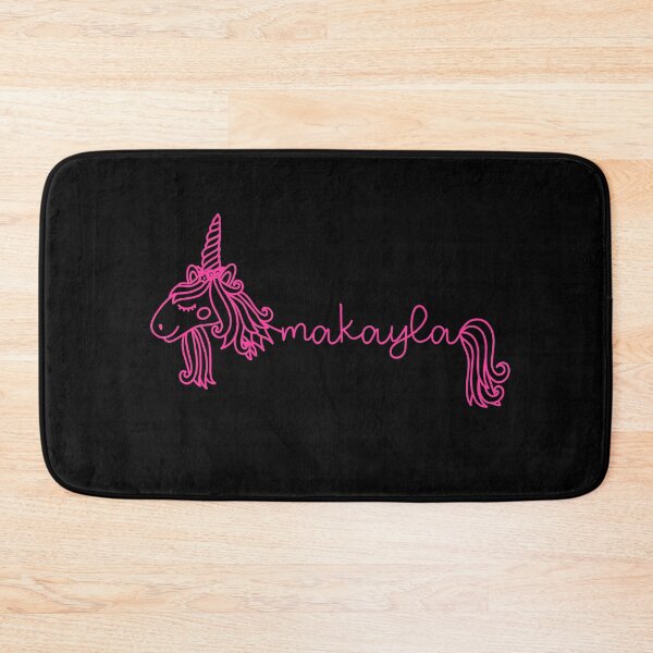 Item preview, Makayla Pink Unicorn Personalized Girl Name designed and sold by JaneApril.
