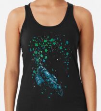 Leaf On The Wind Racerback Tank Top