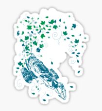 Leaf On The Wind Sticker