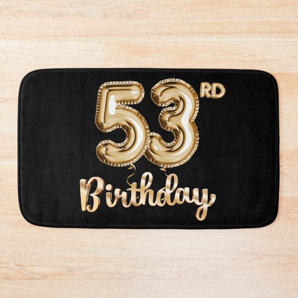 Item preview, 53rd Birthday Gifts - Party Balloons Gold designed and sold by betternotes.