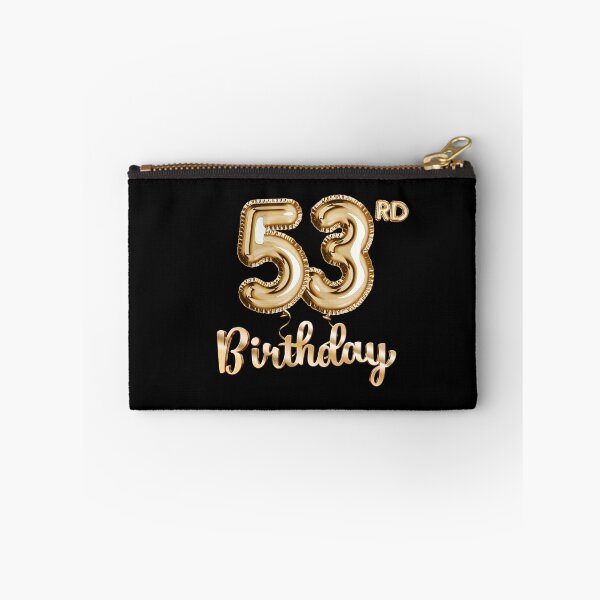 Item preview, 53rd Birthday Gifts - Party Balloons Gold designed and sold by betternotes.