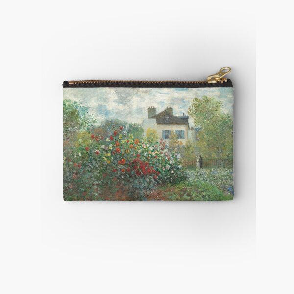 Item preview, A Corner of the Garden with Dahlias by Claude Monet  (1873)  designed and sold by EonDesigns.