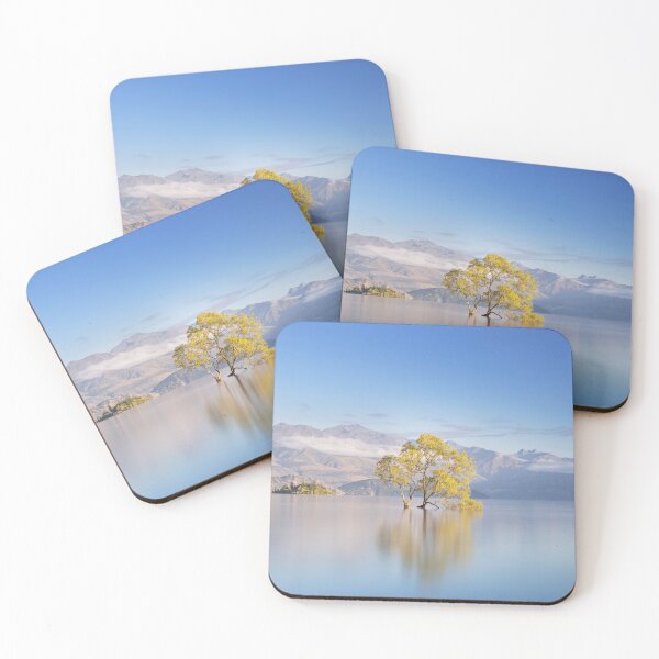 Item preview, New Zealand Landscape Photograph Wanaka Tree designed and sold by ind3finite.