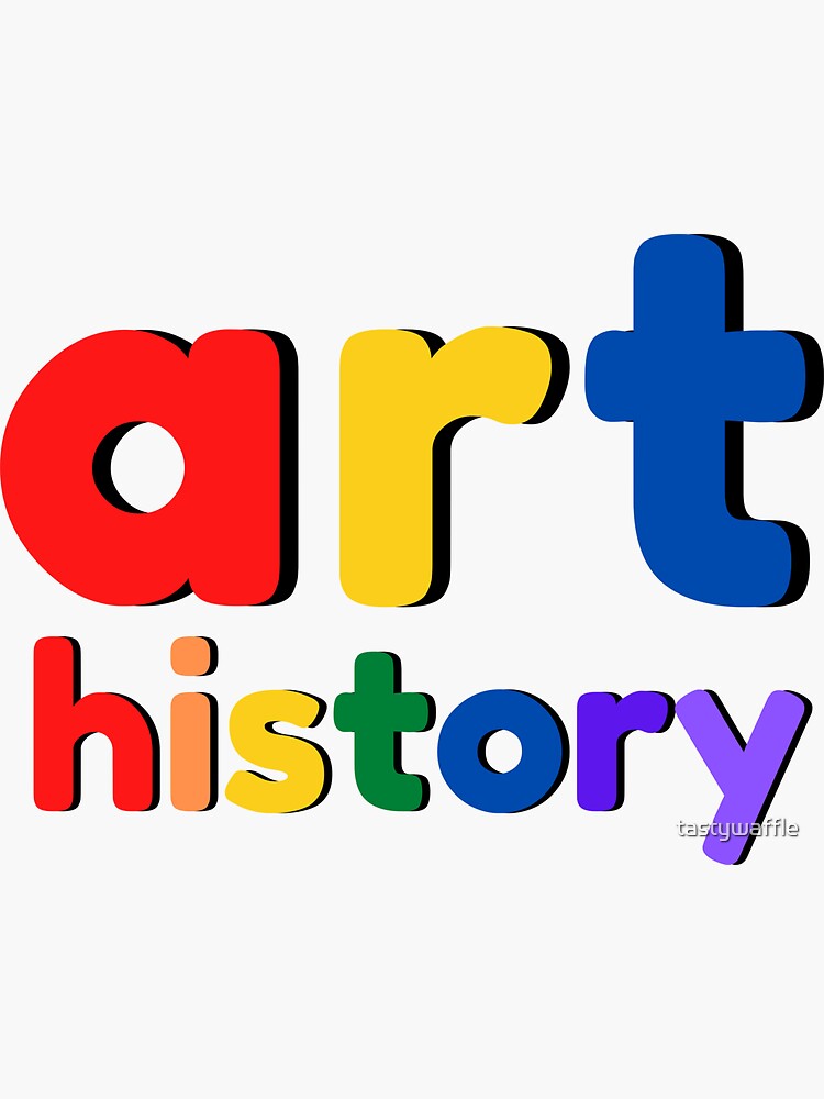"Art History Major" Sticker by tastywaffle Redbubble