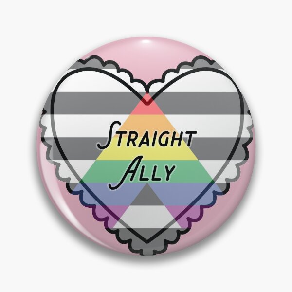 Item preview, straight ally pride flag designed and sold by prismatic paper co.