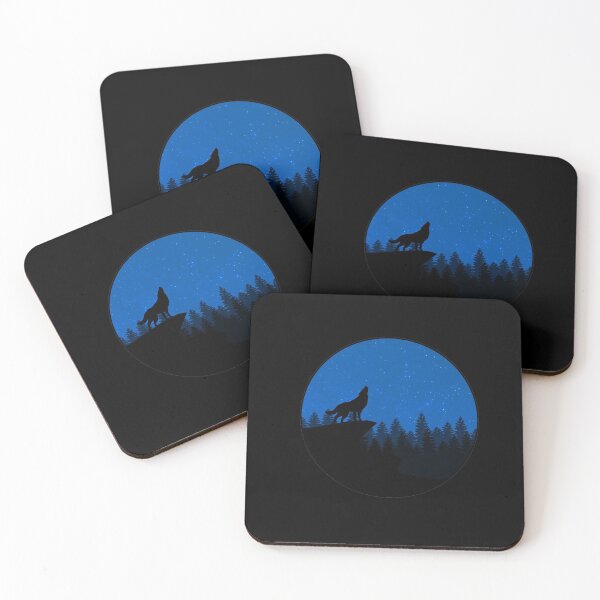 Item preview, Wolf Howling at the Moon designed and sold by BlueHatter.