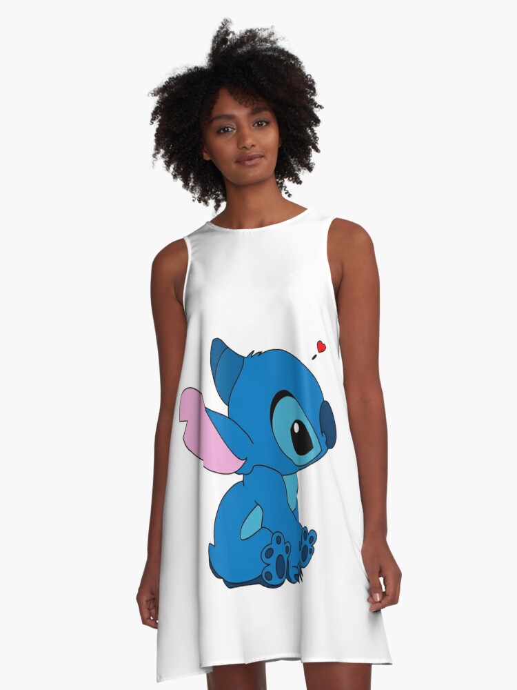 Stitch from Lilo and Stitch :) A-Line Dress for Sale by Giah Sharf
