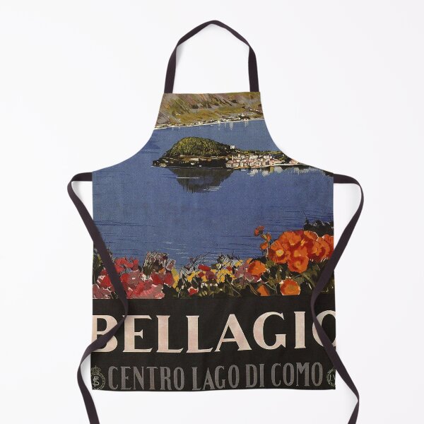 Item preview, Bellagio vintage travel poster designed and sold by stickart-marek.