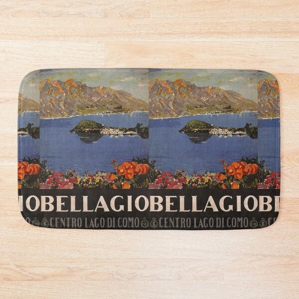 Item preview, Bellagio vintage travel poster designed and sold by stickart-marek.