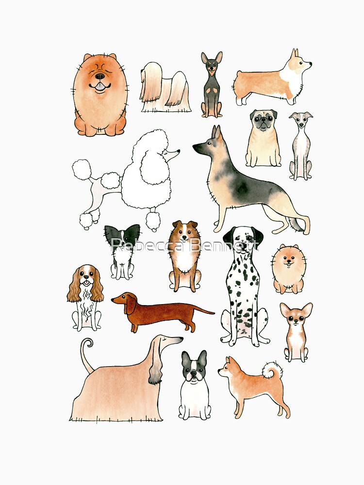 "Dogs" Tshirt for Sale by Redbubble dog tshirts