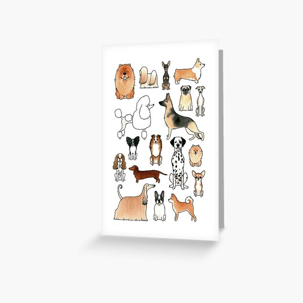 Dogs Greeting Card