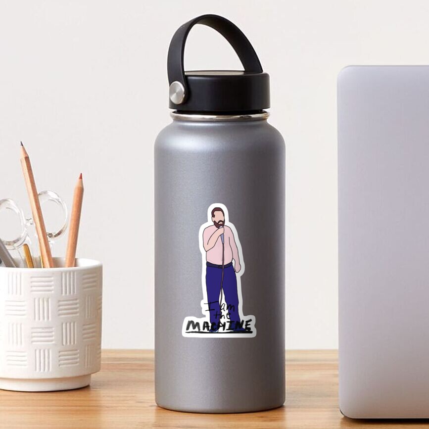 "Bert Kreischer- I am the Machine! design!" Sticker for Sale by