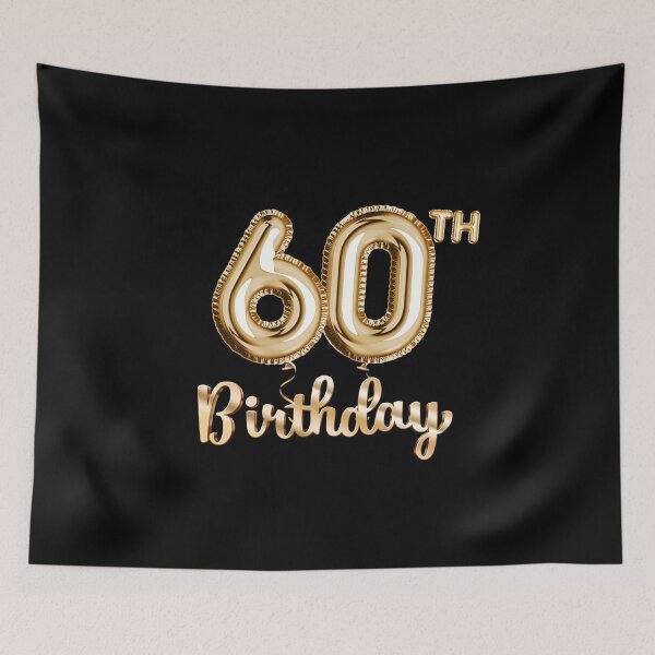 Item preview, 60th Birthday Gifts - Party Balloons Gold designed and sold by betternotes.