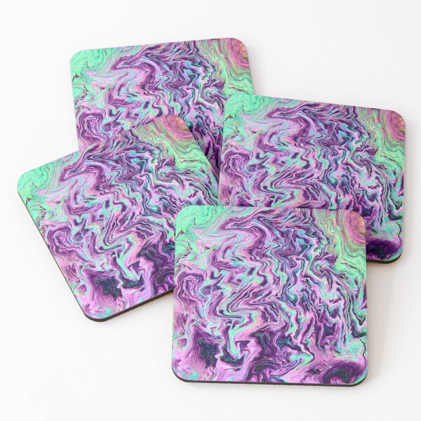 Item preview, Abstract Pattern Holographic Distorted Liquid Oil Stain designed and sold by InvestingRoad.