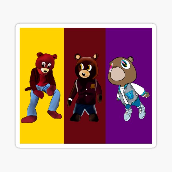 The Kanye Bears Sticker