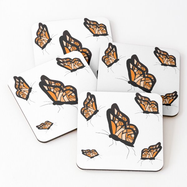 Item preview, Orange butterflies  designed and sold by NyaDrawing.