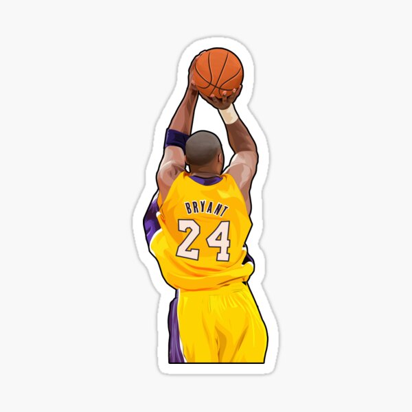 Kobe Bryant Mamba Shoot Sticker