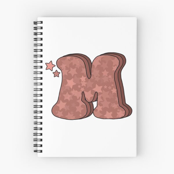 Item preview, “m” monogram - red stars designed and sold by stickersbyjul.