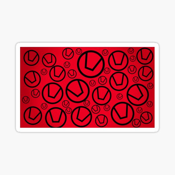 Swinger Symbol Pattern Sticker