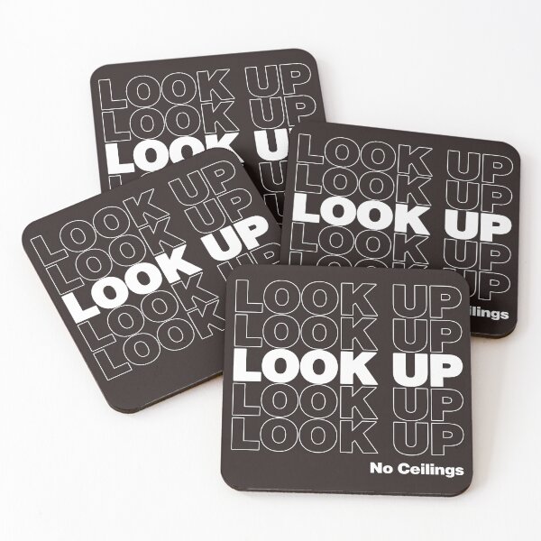 Item preview, Look Up, No Ceilings - Lost Girls Lyric Lights in White designed and sold by colormemichelle.