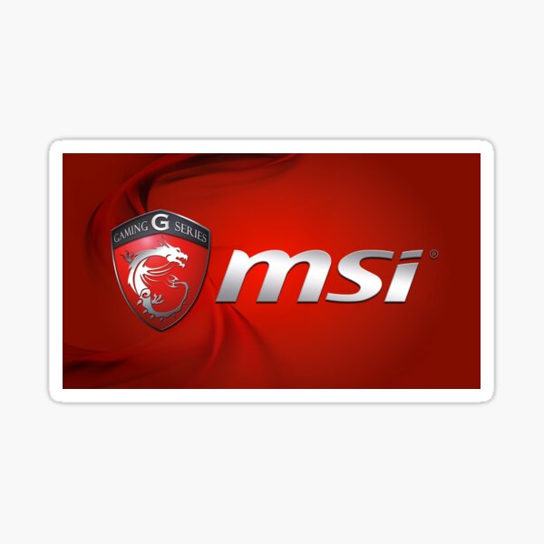 Sticker Msi Redbubble