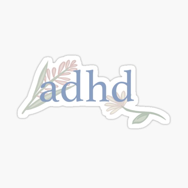 Item preview, adhd is cute designed and sold by art-meb.
