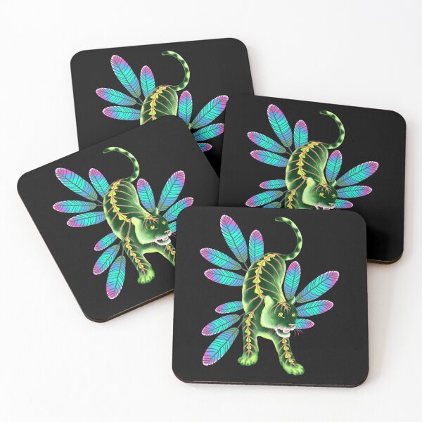 Item preview, Maranta Tigers (Black Background) designed and sold by illucalliart.